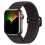 Pulseira elástica trançada compatível com Apple Watch de 38 mm/40 mm/41 mm - Cor preta mesclada 1