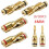 Βύσματα μπανάνας 10/20X4mm Επιχρυσωμένο καλώδιο ηχείου μουσικού ήχου 5