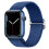 Pulseira elástica trançada compatível com Apple Watch de 38 mm/40 mm/41 mm - Cor preta mesclada 5