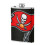 Φιάλη Buccaneers Fagon Hip Flask8oz, Ανοξείδωτο ατσάλι και δέρμα κατάλληλο για τρόφιμα, Φορητή 1