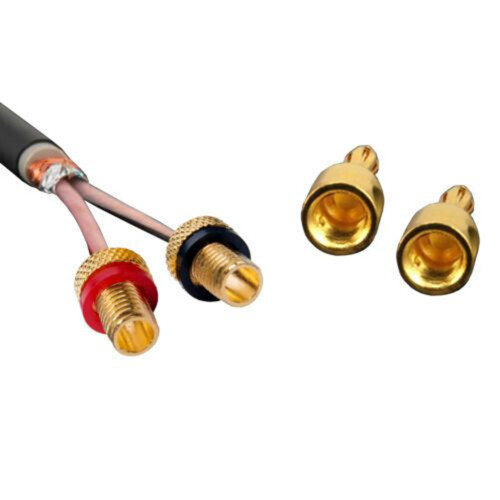 Βύσματα μπανάνας 10/20X4mm Επιχρυσωμένο καλώδιο ηχείου μουσικού ήχου 1