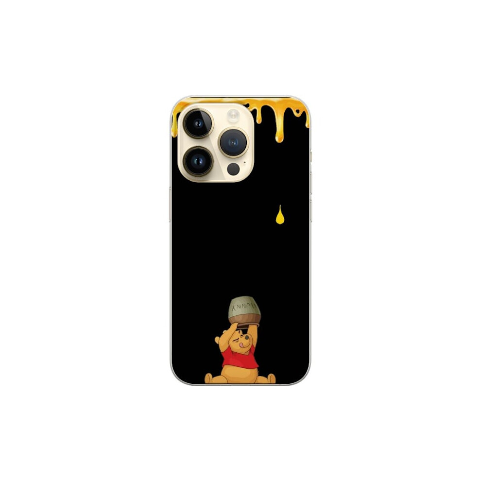 Compatible With Apple Compatible With Iphone 14 Pro Transparent Case Teddy Bear Phu 9395123196152
