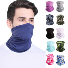 Kaulasuoja Kasvosuojus UV-suoja Balaclava Huivi Aurinkovoide Hengittävä Bandana Miehille Naisille