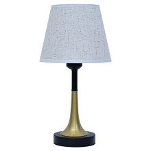 Nočná lampa KQJQS s USB portom - stolová lampa s dotykovým ovládaním do spálne, drevená nočná lampa s okrúhlym tienidlom z ľanovej látky