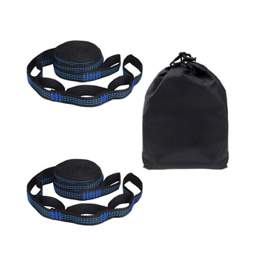 2 pieces/set hammock for outdoor use blue 1