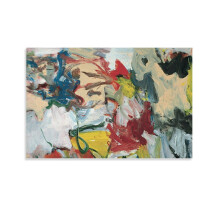 Pôsteres de Willem De Kooning, Expressionismo Abstrato, Pintura Decorativa em Tela, Arte de Parede para Sala de Estar, Pintura para Quarto, 20x30cm