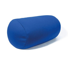 WOVTE Microbead -muovihelmityyny, ortopedinen pyöreä sylinterimäinen niskatyyny, muistivaahto, selkäkipuja vähentävä - sininen - 18 cm x 30 cm