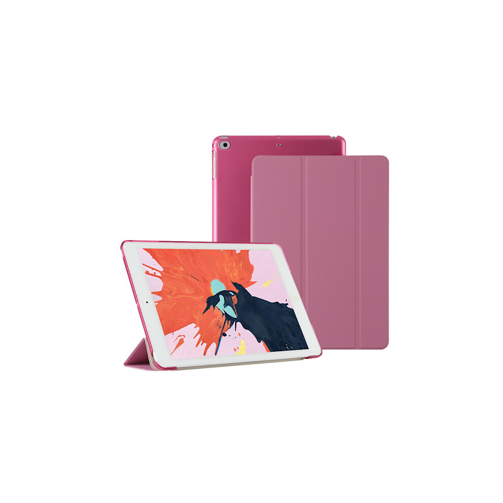 Fits Compatible With Ipad 10.2 Protective Case, Air34 Leather Case, Pro11 Compatible With Apple Tablet, Intelligent Sleep, Hard Shell, For Ipad Pink 9395123318967