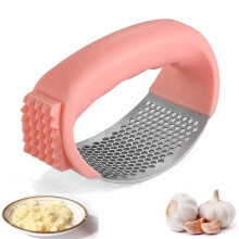 Presse-ail à bascule, presse-ail amélioré en acier inoxydable, hachoir à ail portable, broyeur d'ail pour la cuisine domestique, écraseur d'ail