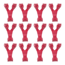 24 Stück wiederverwendbare Fingerfood-Clips, Brotklammern, Lebensmittelzangen aus Kunststoff, antihaftbeschichtet