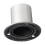 2pc 25mm Steel Wardrobe Bracket Flange Rail Rod Pole Socket End Support Decor 3