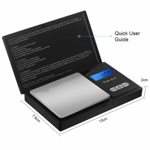 Balance de poche numérique 200 g/0,01 g 2