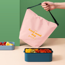 Eristetyt lounaslaukut naisille, kannettava bento-laukku, lämpöeristysvyö, lounaslaukku, ulkona käytettävä piknik-lounasrasia,
