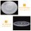 Round Rotating Turntable Bearing Swivel Plate Practical Turntable Plate Kitchen Supply 6