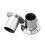 2pc 25mm Steel Wardrobe Bracket Flange Rail Rod Pole Socket End Support Decor 2