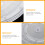 Round Rotating Turntable Bearing Swivel Plate Practical Turntable Plate Kitchen Supply 4