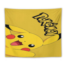 Pikachu-muotikuvakudokset olohuoneen makuuhuoneen sisustuskuvakudos seinävaate kangastaide taustakangas