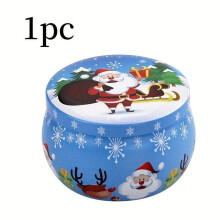 1pc Christmas Aromatherapy Soy Wax Candle in Jar with Dried Flowers, Single Wick, Round Shape for Home, Bedroom, Holiday Gifts, Relaxation