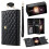 SKALO compatible with Samsung S24 Evelope Clutch 8-Compartment - Black Black 1