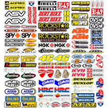 Samolepky na motorku sponsor113decals motokrosová grafika motorka36x33cm