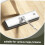 Universal Metal Broom Handle Adapter with Threaded Connector for Mop Brush Quick DIY Upgrade 2
