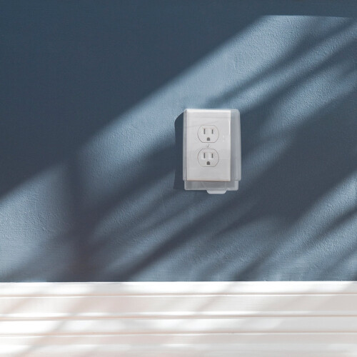 Electric Outlet Waterproof Wall Socket Plate Panel Box Babyproof Outlet Cover Plug Covers 1