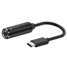 jixopn DC/neliömainen naaras - C-tyypin uros - pikalatauspistoke PD-lähtö 5V, 9V, 12V pistokesovitin, maksimiteho PD65W tietokoneelle