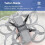 Σύστημα προσγείωσης για DJI Avata2Drone, εκτεταμένα πόδια προσγείωσης, αύξηση ύψους, 2