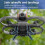 Σύστημα προσγείωσης για DJI Avata2Drone, εκτεταμένα πόδια προσγείωσης, αύξηση ύψους, 3