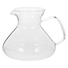 Coffee Pot Coffee Kettle Clear Glass Coffee Container Heat Resistant Coffee Jug for Shop 300ml