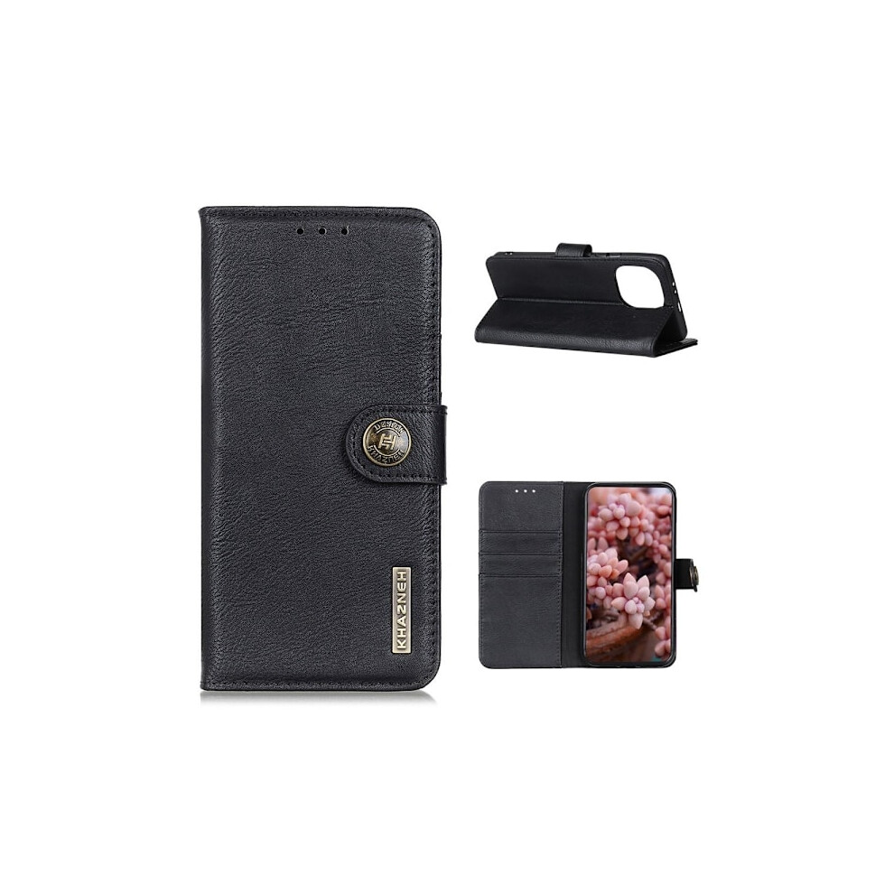 Khazneh Compatible With Xiaomi Mi 11 Wallet Case Black 9395123425344