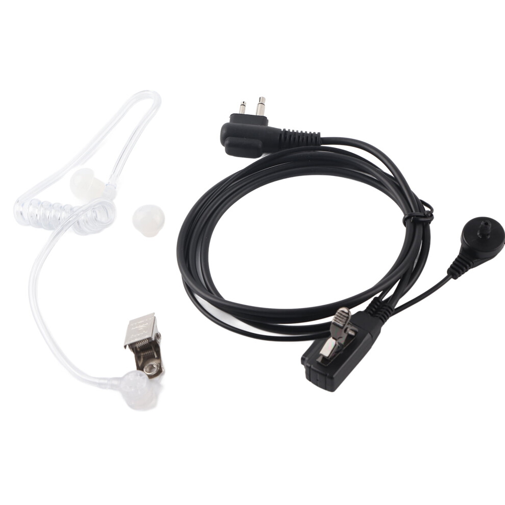 Uadme 2-Pin Transparent Sound Tube Earphones Compatible With Motorola Walkie Talkies Cls1110 Cp200 Cls1410 Cp185 Rmu2040 9395123424354