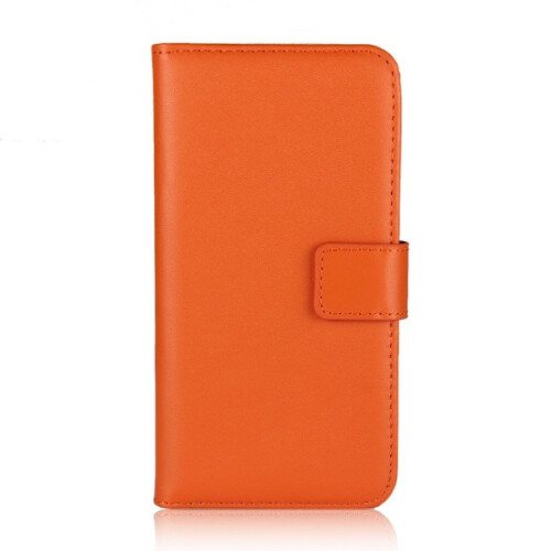 Étui en cuir véritable compatible avec le Samsung A32 5G - Orange 1
