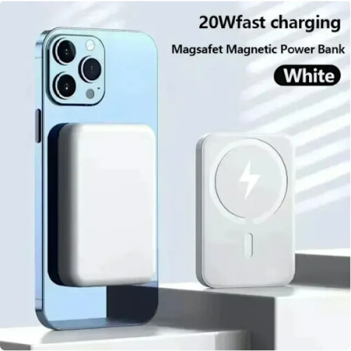 Φορητός ασύρματος φορτιστής 10000mAh MagSafe Extra Backup Εξωτερική μαγνητική μπαταρία Powerbank