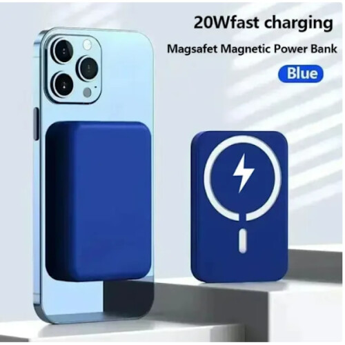 Φορητός ασύρματος φορτιστής 10000mAh MagSafe Extra Backup Εξωτερική μαγνητική μπαταρία Powerbank 2
