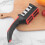 Black and Red Double Ceramic Manual Three-stage Sharpener Gift Multifunctional Sharpener Kitchen Household Grindstone 2