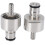 Conjunto de 2 tampas de carbonatação em aço inoxidável 304 com espigão de 5/16 polegadas, tipo trava, compatíveis com garrafas PET de 8