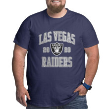 Raiders-miesten isot ja pitkät urheilujalkapallojoukkueen logolla varustetut lyhyet hihat baseball-faneille tarkoitetut T-paidat