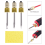 2 Pcs Soldering Iron Tip with Sponge E10 Interface Welding Tips USB Soldering Tip Soldering Tools Set K Type 3