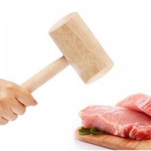 Hammer aus Buchenholz und Metall, Fleischklopfer für Steaks, Rinder, Schweinefleisch, Hähnchen und Krabben – manuelles Küchenwerkzeug für