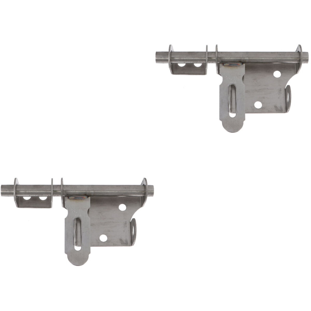 2 Pcs Security Door Latch Stainless Steel Latch Bolt Solid Door Latch Lock 9395123425993