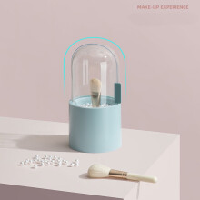 pod 20 $ Gnobogi Úložný box na štětce na make-up Kosmetický úložný box Průhledný pásek Perleťový úložný kyblík na štětce na