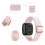 Nylon horlogebandje, compatibel met Fitbit Versa3/4, grijs. 5