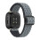 Nylon horlogebandje, compatibel met Fitbit Versa3/4, grijs. 2