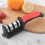 Black and Red Double Ceramic Manual Three-stage Sharpener Gift Multifunctional Sharpener Kitchen Household Grindstone 4