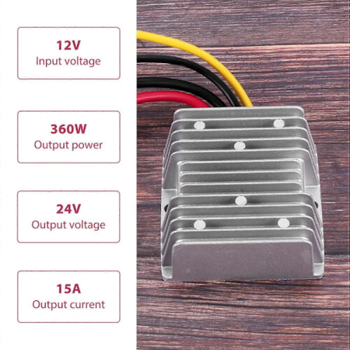 Convertitore CC da 12V a 24V 15A 360W Convertitore CC step-up da 360W 2