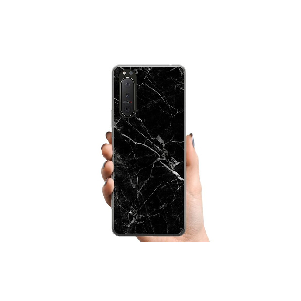 Compatible With Sony Xperia 5 Ii Tpu Mobile Case Marble Black 9395123522739
