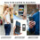 Μαγνητική θήκη καρτών INF για συμβατότητα με iPhone 12/13Series PU δέρμα σε μαύρο χρώμα 5