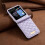 Compatible avec Samsung Galaxy Z Flip5 - Étui à texture diamant violet 6
