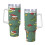 Εξατομικευμένο ποτήρι 40oz με λαβή και καλαμάκι - Κύπελλο καφέ ταξιδιού από 3